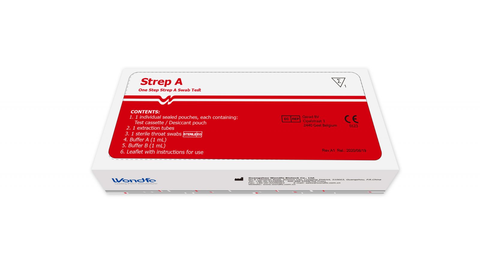 Wondfo Group A Streptococcus Rapid Test – Scarlet Fever Self-Test